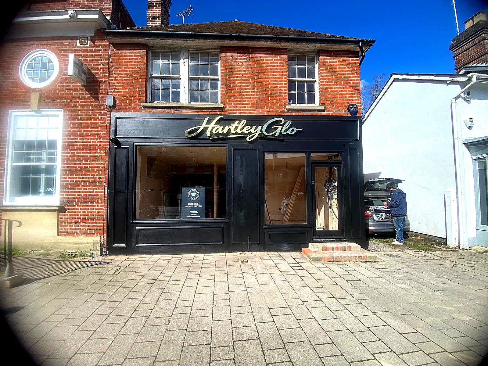 Completed Hartley Glo frontage in Hartley Wintney